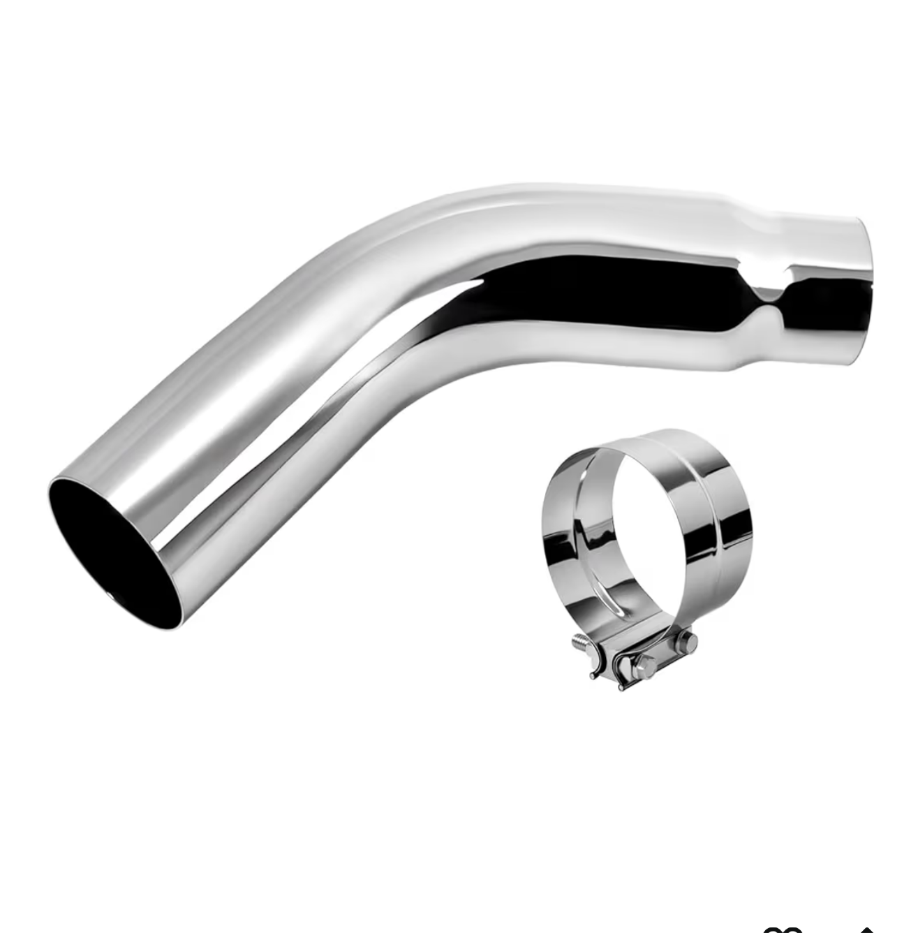 Polished Exhaust Elbows