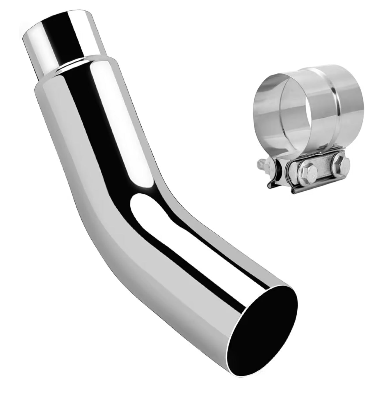 Polished Exhaust Elbows