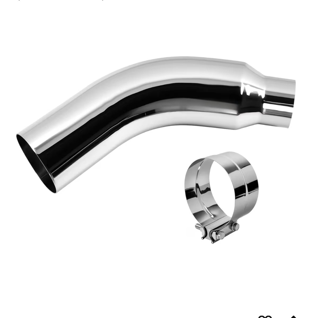Polished Exhaust Elbows